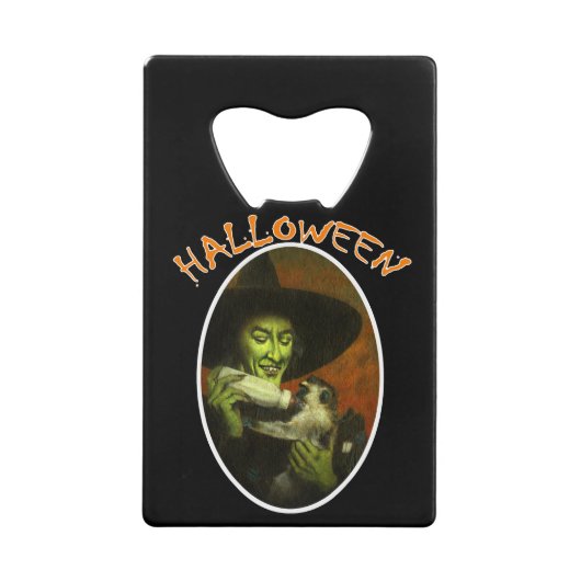 Sorcière D'Halloween Et Singe Volant (Devant)