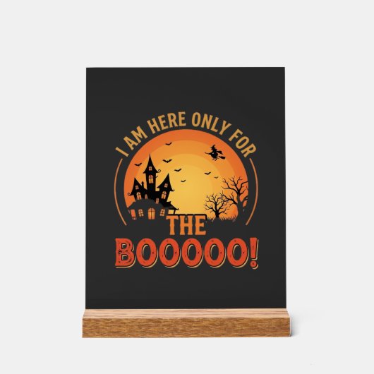 Sorcière d'Halloween Maison Hantée Boo Design_1 (Recto)