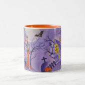 Sorcière d'Halloween - Mug à deux tons (Centre)