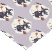 Sorcière effrayante violet Halloween Nappe Fêtes  (Angle)