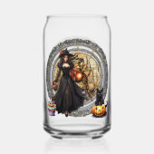 Sorcière Et Chat Halloween (Verso)