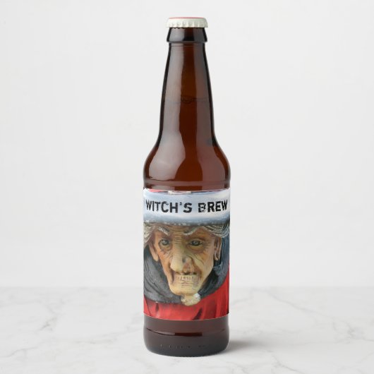 Sorcière - Étiquette de bière (Devant)