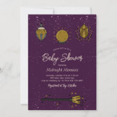 Sorcière Halloween Baby shower Invitation (Devant)