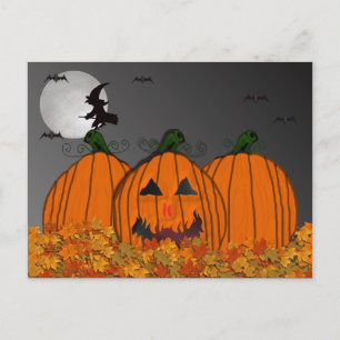 Sorcière Halloween dans les invitations de fêtes d