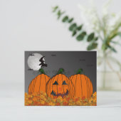 Sorcière Halloween dans les invitations de fêtes d (Debout devant)