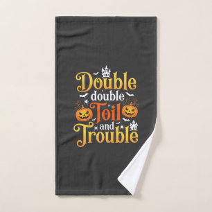 Sorcière Halloween Double Double Toil and Trouble