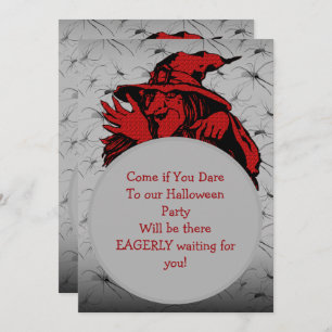 Sorcière Halloween Fête Invitation