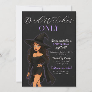 Sorcière Halloween Fête Invitation