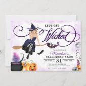 Sorcière Halloween Fête Invitation (Devant)
