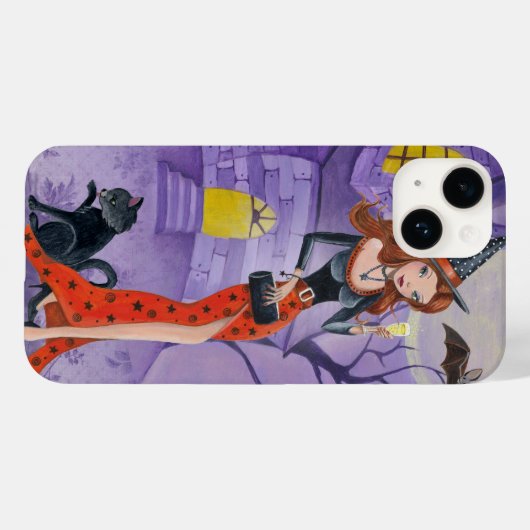 Sorcière Halloween - Iphone 7 coque (Verso (horizontal))