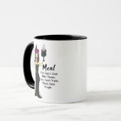 Sorcière "hommes de vin !" Tasse du jour (Devant gauche)