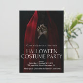 Sorcière | Invitation de fête de nuit d'Halloween (Debout devant)