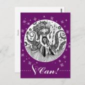 Sorcière marine en pain d'épices | Carte postale v (Devant / Derrière)