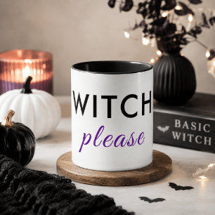 Sorcière moderne Please Halloween Mug - Minimal Ch