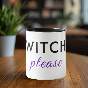 Sorcière moderne Please Halloween Mug - Minimal Ch