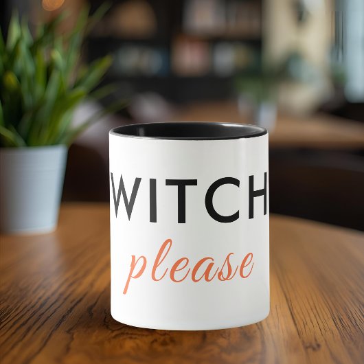 Sorcière moderne Please Halloween Mug - Minimal Ch