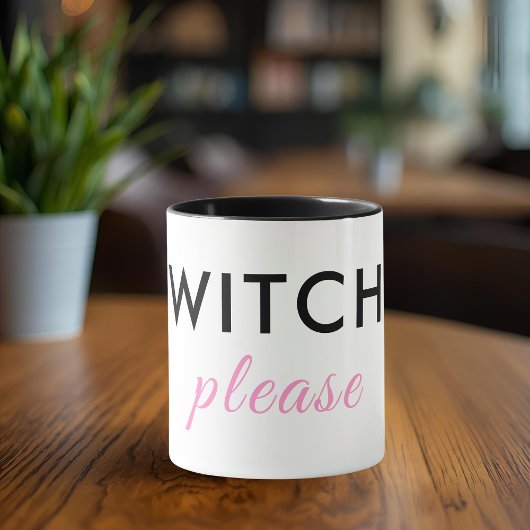 Sorcière moderne Please Halloween Mug - Minimal Ch