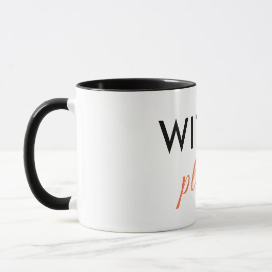 Sorcière moderne Please Halloween Mug - Minimal Ch (Gauche)
