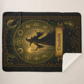 Sorcière mystique Couverture personnalisée Ancien  (Devant (Horizontal))