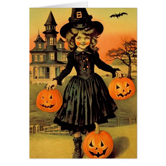 Sorcière Rétro Halloween (Devant)