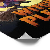 Sorcière S'Il Vous Plaît - Drôle Poster Halloween (Coin)