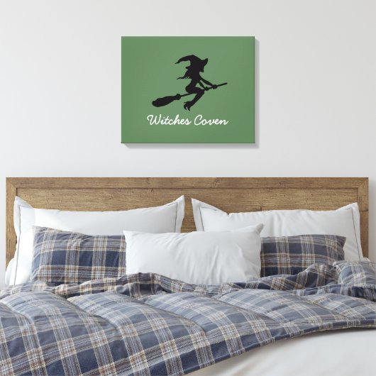 Sorcière sur toile Broomstick (Insitu(Chambre))