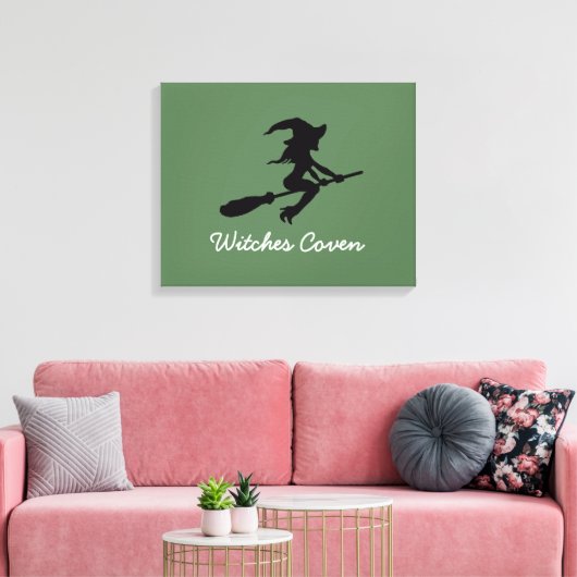 Sorcière sur toile Broomstick (Insitu(Salon))