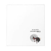 Sorcière Tipsy Sur Le Bloc-Notes Volant (Devant)