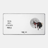 Sorcière Tipsy Sur Le Tapis De Bureau Volant (Recto)