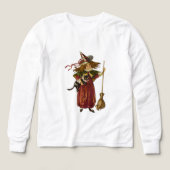 Sorcière vintage et chat (Motif recto)