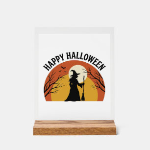 Sorcière Vintage Joyeux Halloween Design de T-shir