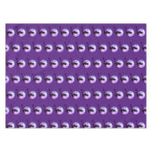 Sorcière volante avec pleine lune - nappe violette (Devant (Horizontal))
