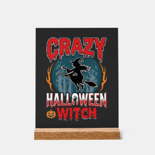 Sorcierère de Halloween folle balai volant design