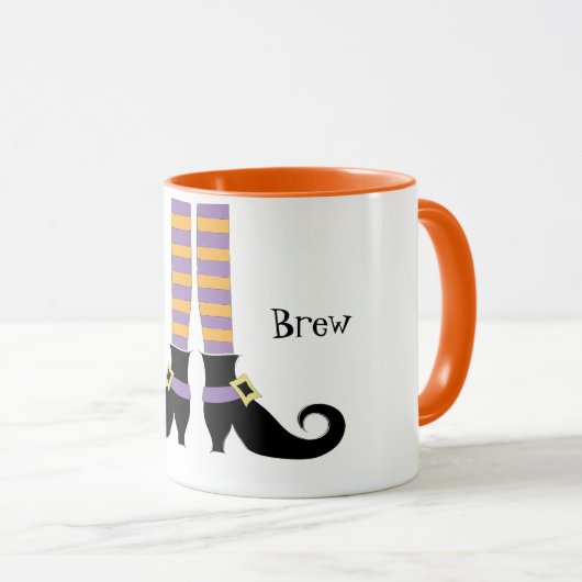 Sorcières Chaussures Mug (Devant droit)