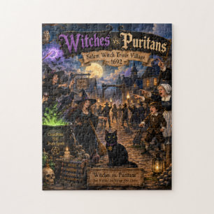 Sorcières contre Puritains™ Puzzle des Procès de