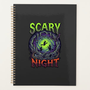 Sorcières de nuit effrayantes Grotte de chauves-so