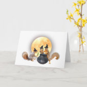 Sorcières d'écureuil avec carte Cauldron (Fleur jaune)