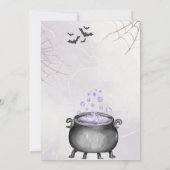 Sorcières et démonistes Invitation Carte plate (Dos)