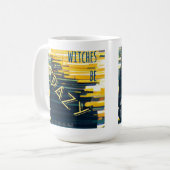 Sorcières être fou (jaune) mug (Devant gauche)