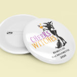 Sorcières Halloween Cocktail Bachelorette<br><div class="desc">Cette conception a été créée par art numérique. Elle peut être personnalisée dans la zone fournie ou customisée en choisissant le clic pour customiser une autre option et en changeant le nom, les initiales ou les mots. Vous pouvez également modifier la couleur et le style du texte ou supprimer le...</div>