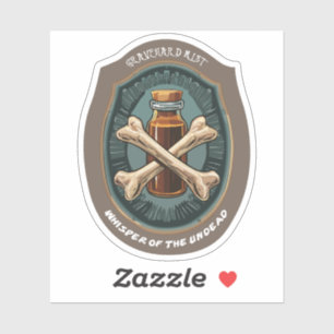 Sorcières Potion cimetière Étiquette