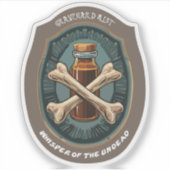 Sorcières Potion cimetière Étiquette (Devant)