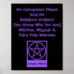 sorcières sorcières et poster de bienvenue