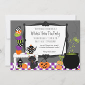 Sorcières Tea Party Invitation (Devant)
