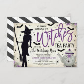 Sorcières Tea Party Invitation (Devant / Derrière)