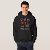 Sore as Hell and Back for more Hoodie (Voorkant volledig)
