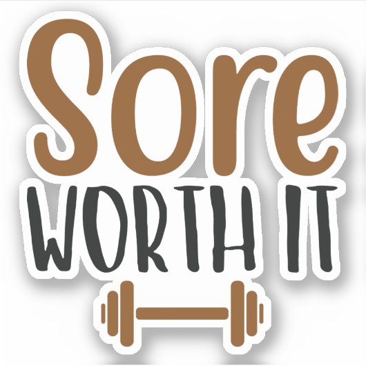 Sore worth het sticker (Voorkant)