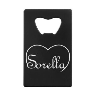 Sorella Italy Zuster White Kredietkaart Flessenopener