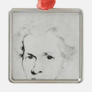 Soren Aabye Kierkegaard Metalen Ornament