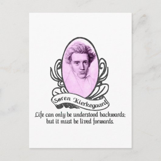 Søren Kierkegaard Briefkaart (Voorkant)